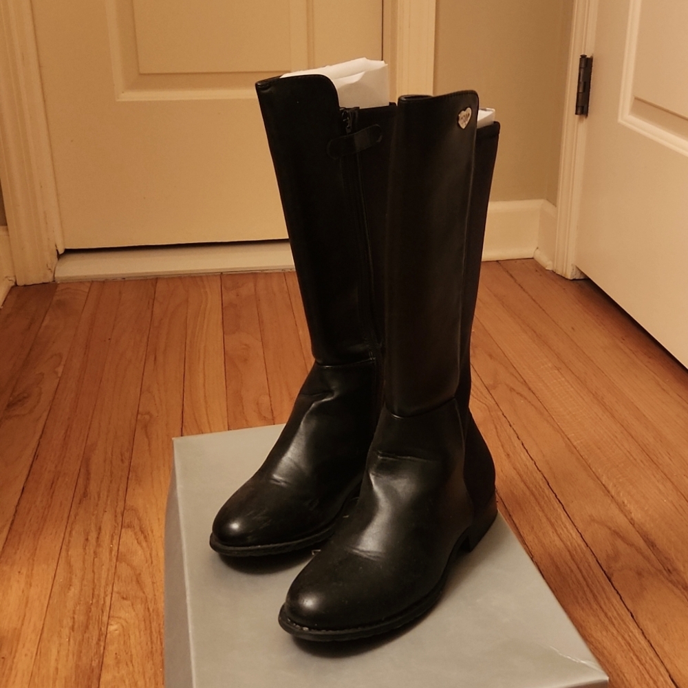 Stewart Weitzman Kids 50/50 Boot Black Kids size 4